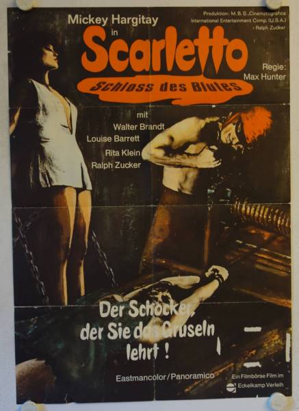 Bloody Pit of Horror original release german movie poster